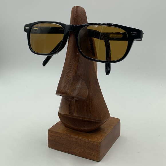 Vintage Eddie Bauer Black Oval Sunglasses Frames - Picture 3 of 7